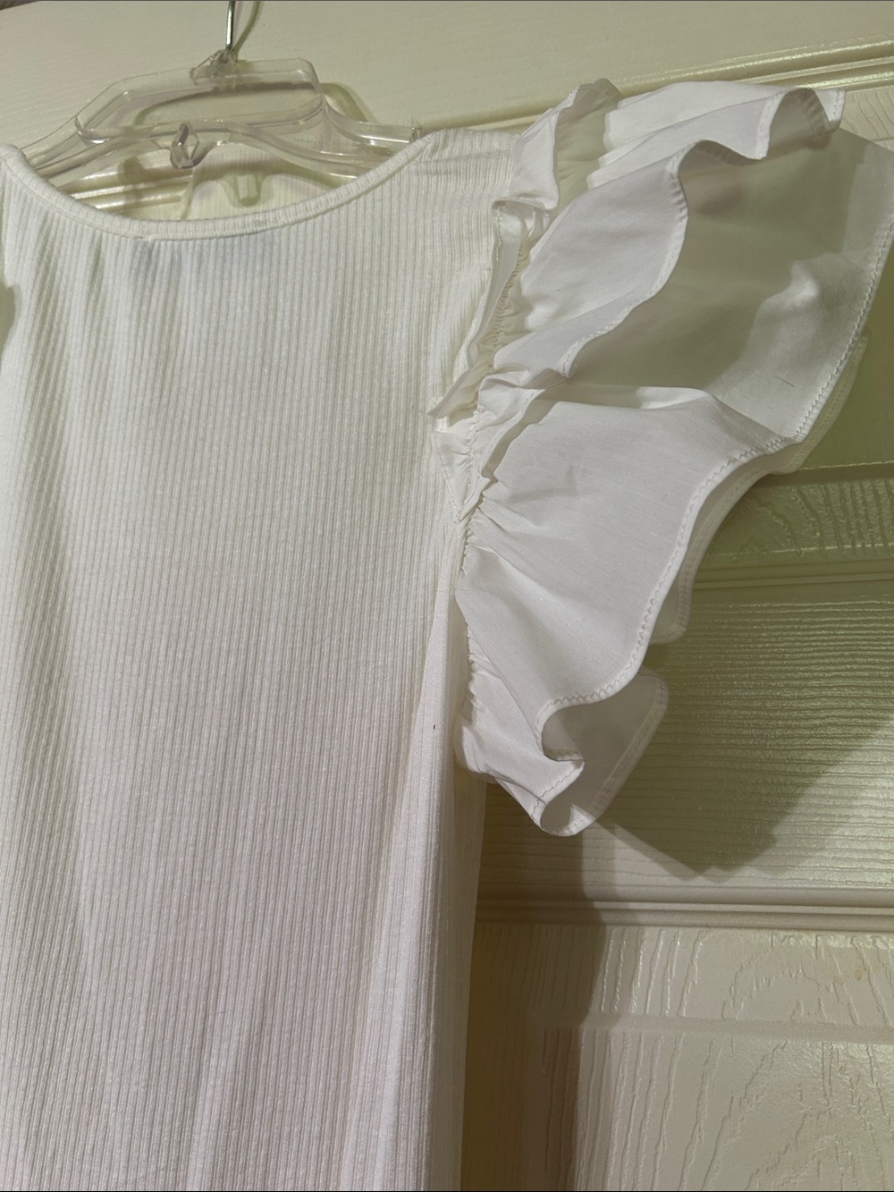blue b. Ruffle Sleeve Bodysuit - Picture 6 of 8